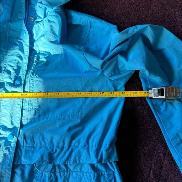 J. Crew Vibrant Blue Perfect Raincoat